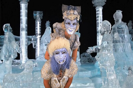 Comedy Ice Statues